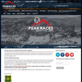A complete backup of https://peakraces.com
