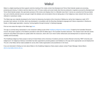 A complete backup of https://wakul.com.au