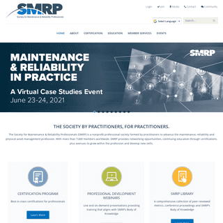 Society for Maintenance & Reliability Professionals - SMRP
