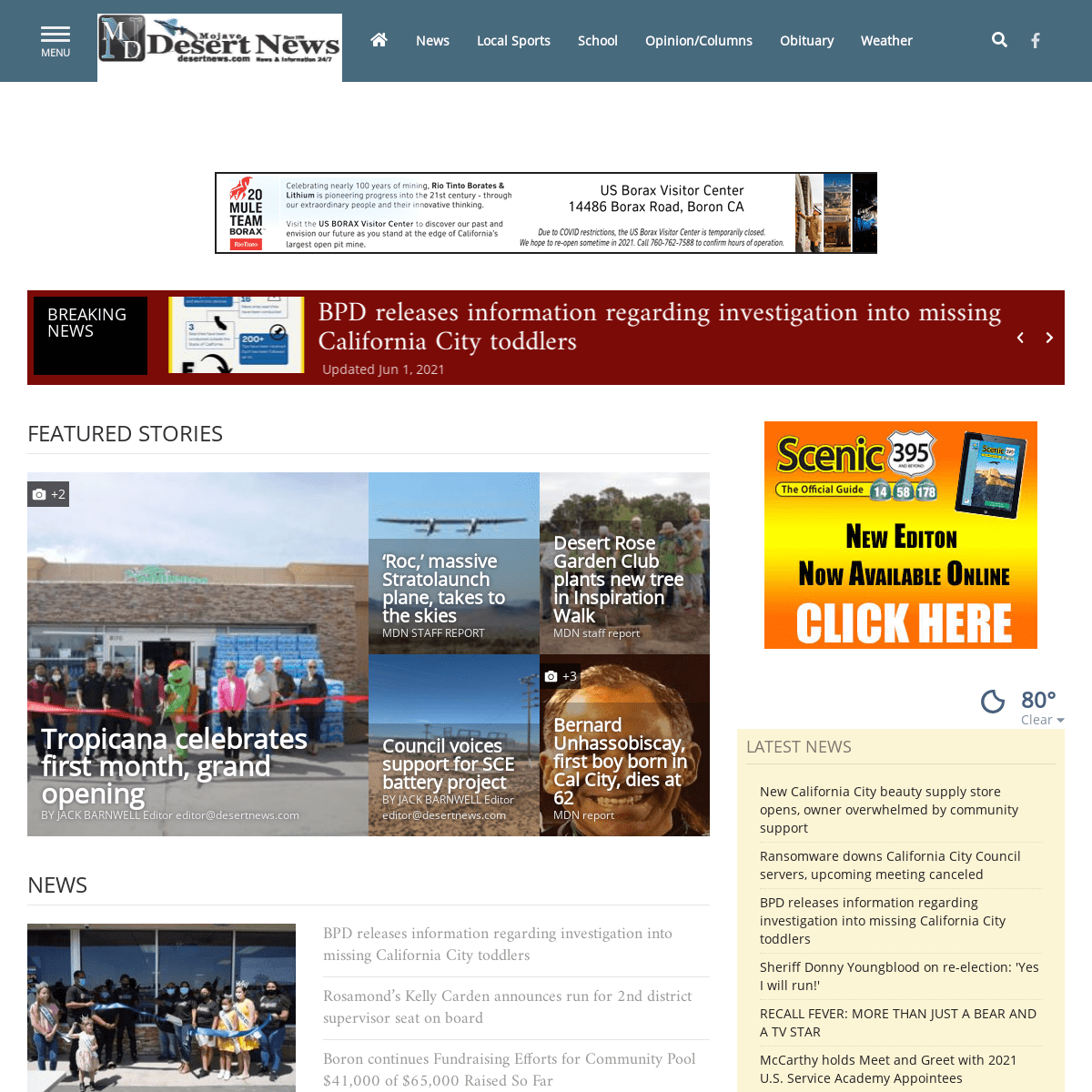 desertnews.com - East Kern County`s Oldest Adjudicated Newspaper