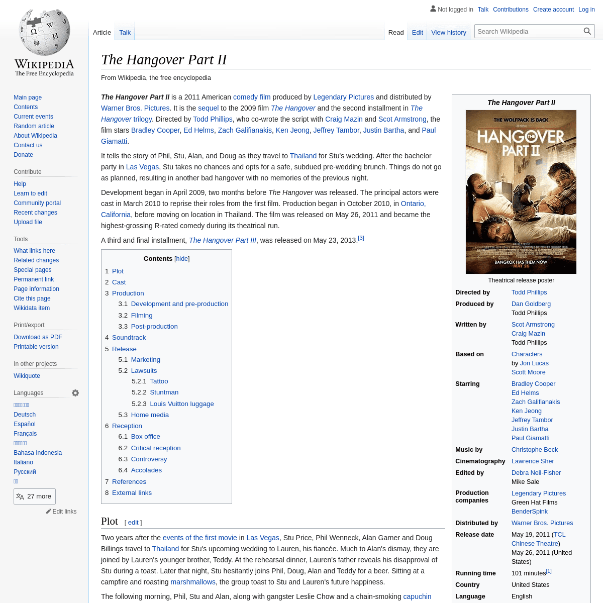 A complete backup of https://en.wikipedia.org/wiki/The_Hangover_Part_II