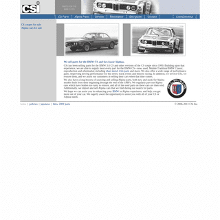 BMW 3.0 CS Coupe Parts and Service - Alpina Cars and Parts - CSi Inc. in Pomona, California