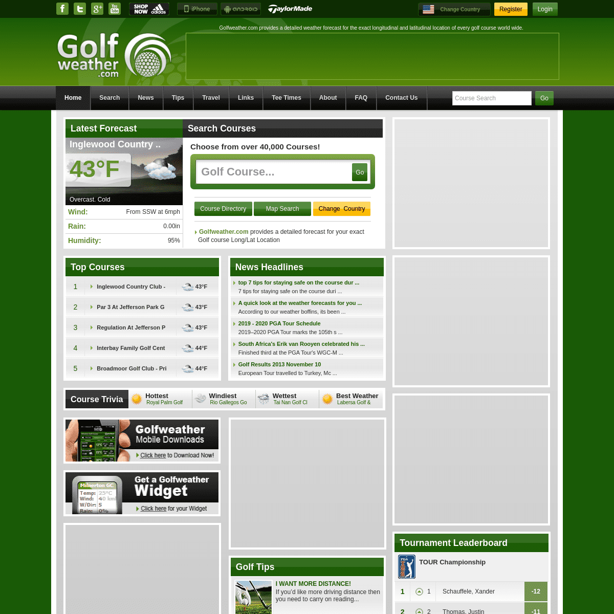 A complete backup of https://golfweather.com