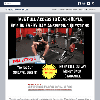 A complete backup of https://strengthcoach.com
