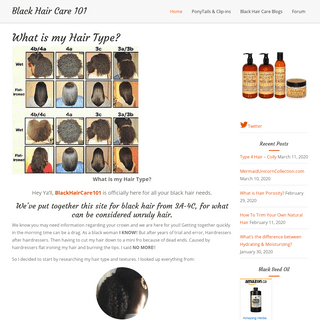 What is my Hair Type- - Black Hair Care 101 Tips & Tricks