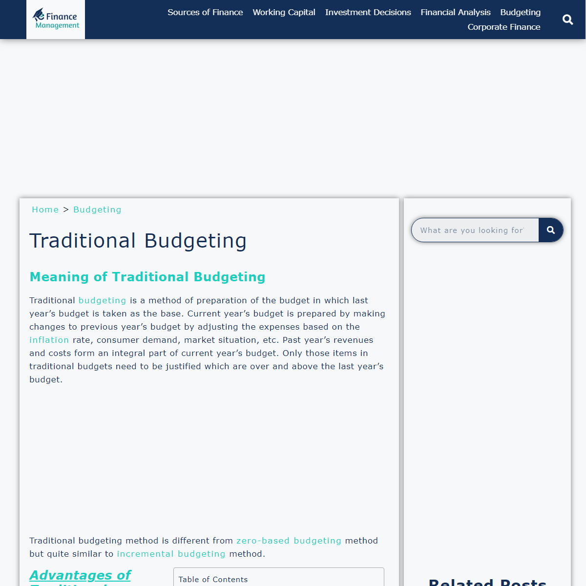 A complete backup of https://efinancemanagement.com/budgeting/traditional-budgeting