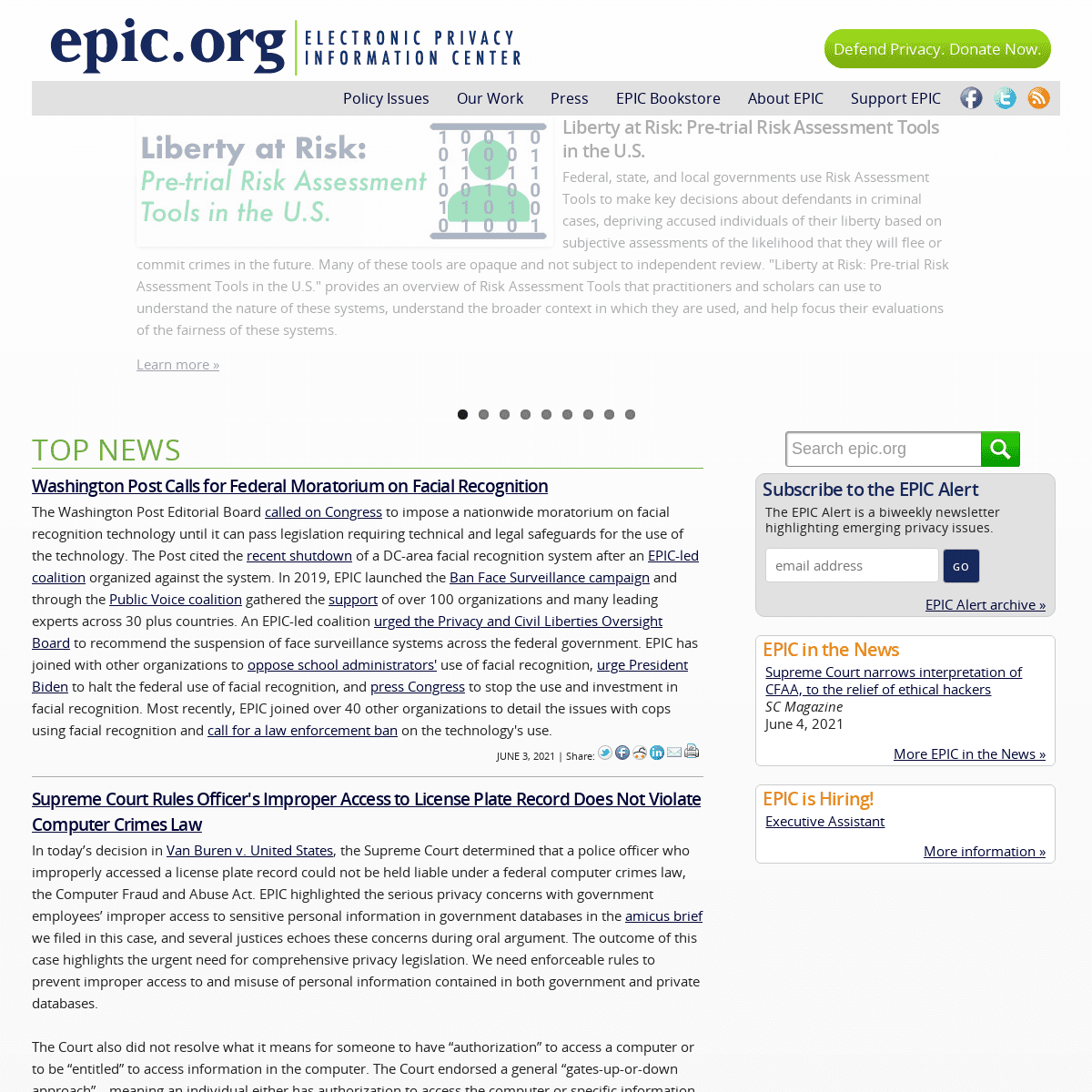 A complete backup of https://epic.org
