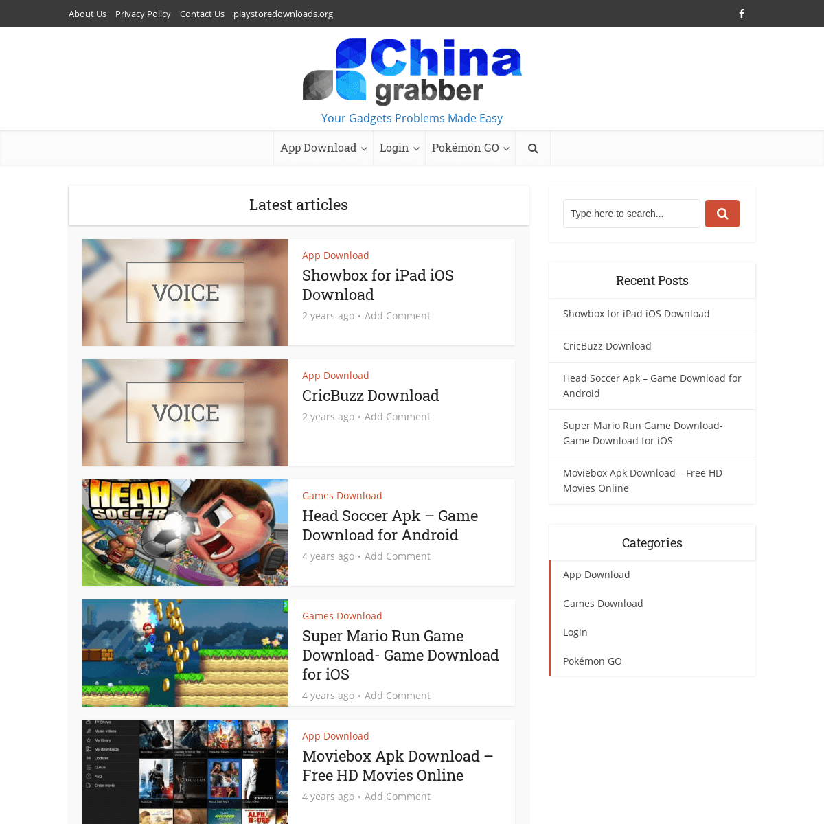 A complete backup of https://chinagrabber.com