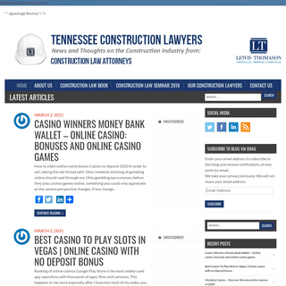 A complete backup of https://tennesseeconstructionlawyers.com