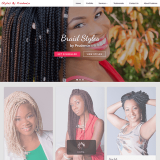 A complete backup of https://braidstylesbyprudence.com