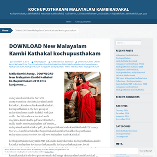 A complete backup of https://kochupusthakampdfkambikadakal.wordpress.com/2014/09/04/download-new-malayalam-kambi-kathakal-kochup