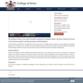 A complete backup of https://college-of-arms.gov.uk