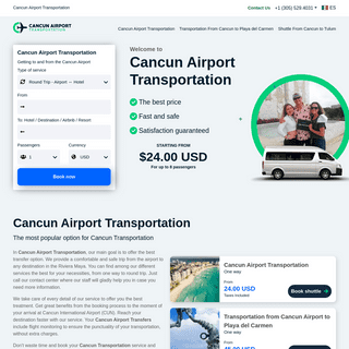 A complete backup of https://cancunairporttransportation.com