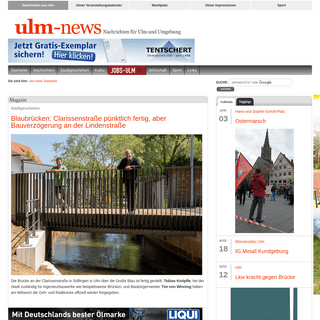ulm-news.de - Nachrichten fÃ¼r Ulm und Umgebung