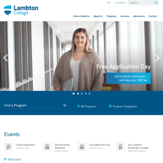 A complete backup of https://lambtoncollege.ca