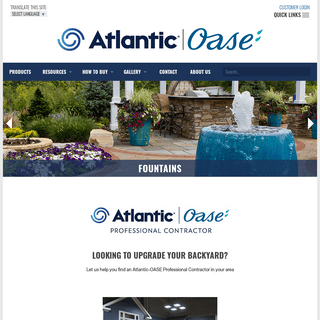 Home - Atlantic Water Gardens