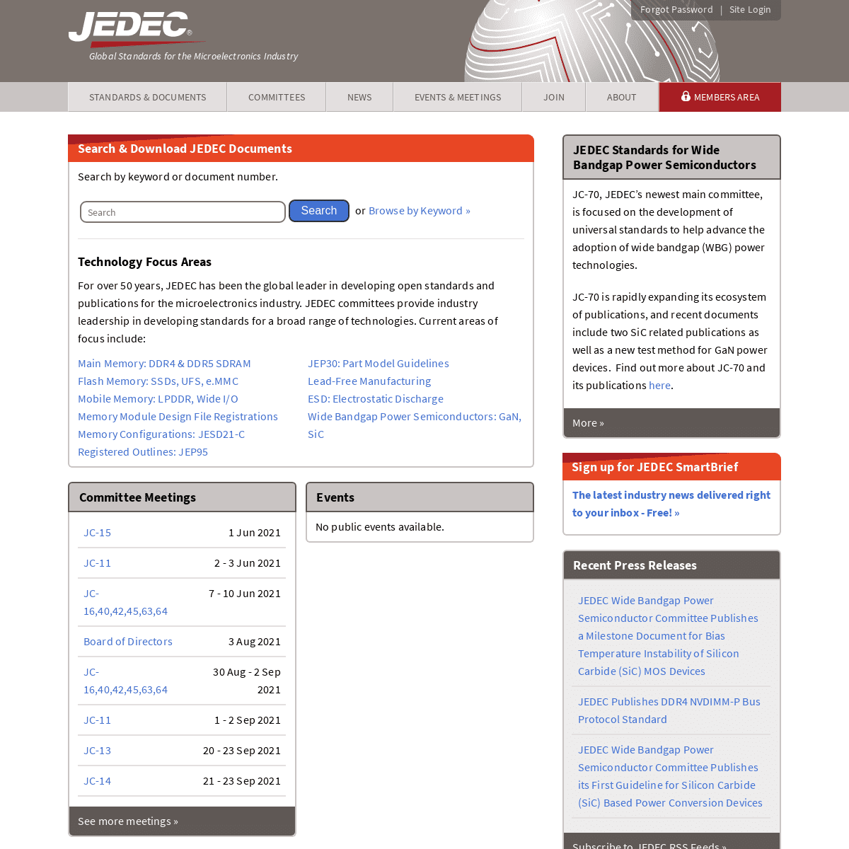 A complete backup of https://jedec.org
