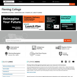 A complete backup of https://flemingcollege.ca