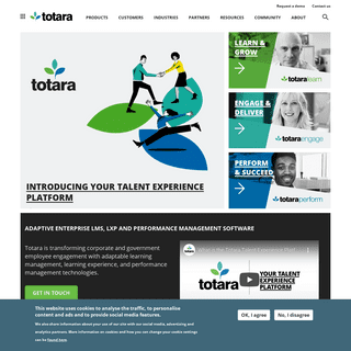 Totara LMS - LXP - Learning and Performance Management System