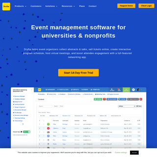 Event management software for universities & nonprofits