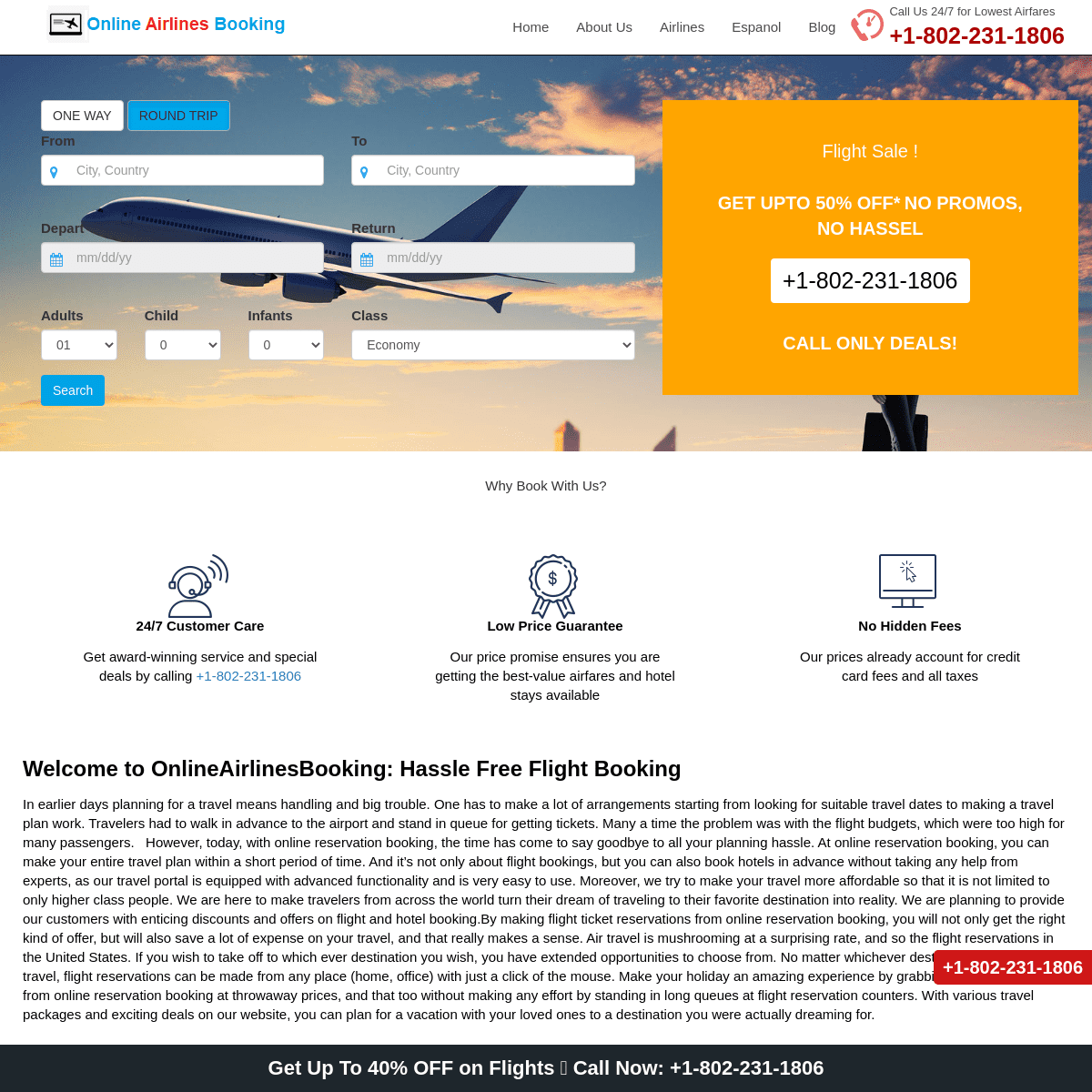A complete backup of https://onlineairlinesbooking.com