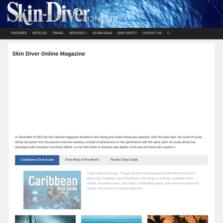Skin Diver Online Magazine - Skin Diver Magazine Online For All Things Scuba