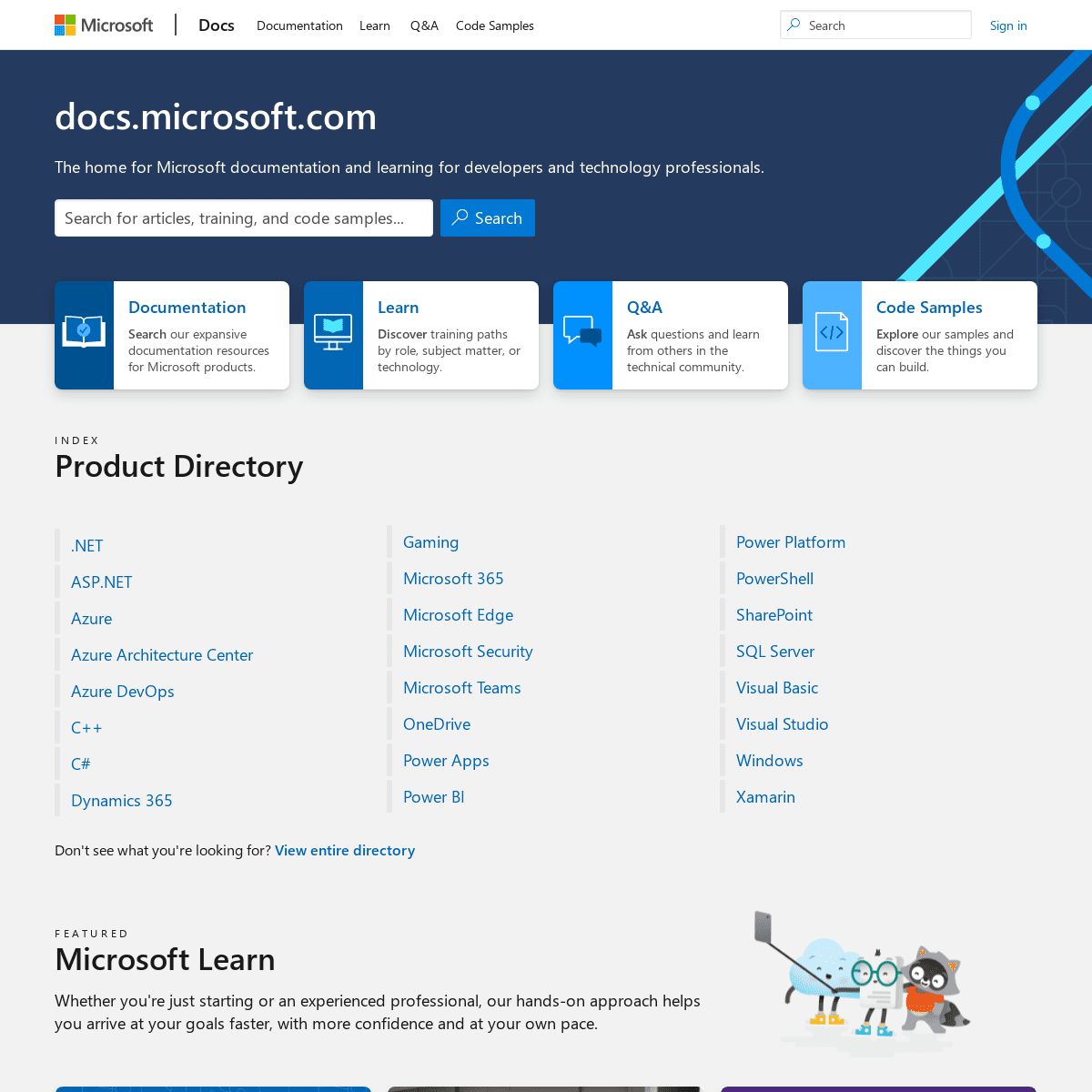 A complete backup of https://msdn.com