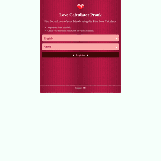 A complete backup of https://lovecalculator.site
