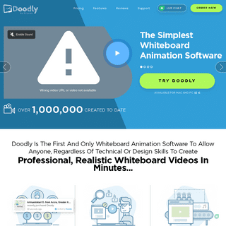 Doodly Whiteboard Animation Software & Video Creator