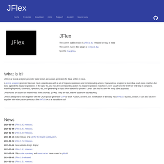 A complete backup of https://jflex.de