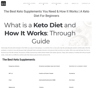 15 Best Keto Supplements for Weight Loss (2020 Update)