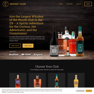 Whiskey of the Month Club - Alcohol Subscription Box - Taster`s ClubÂ®