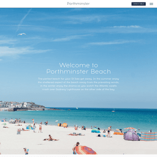 Porthminster Beach - St Ives` premier beach restaurant destination