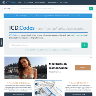 A complete backup of https://icd.codes