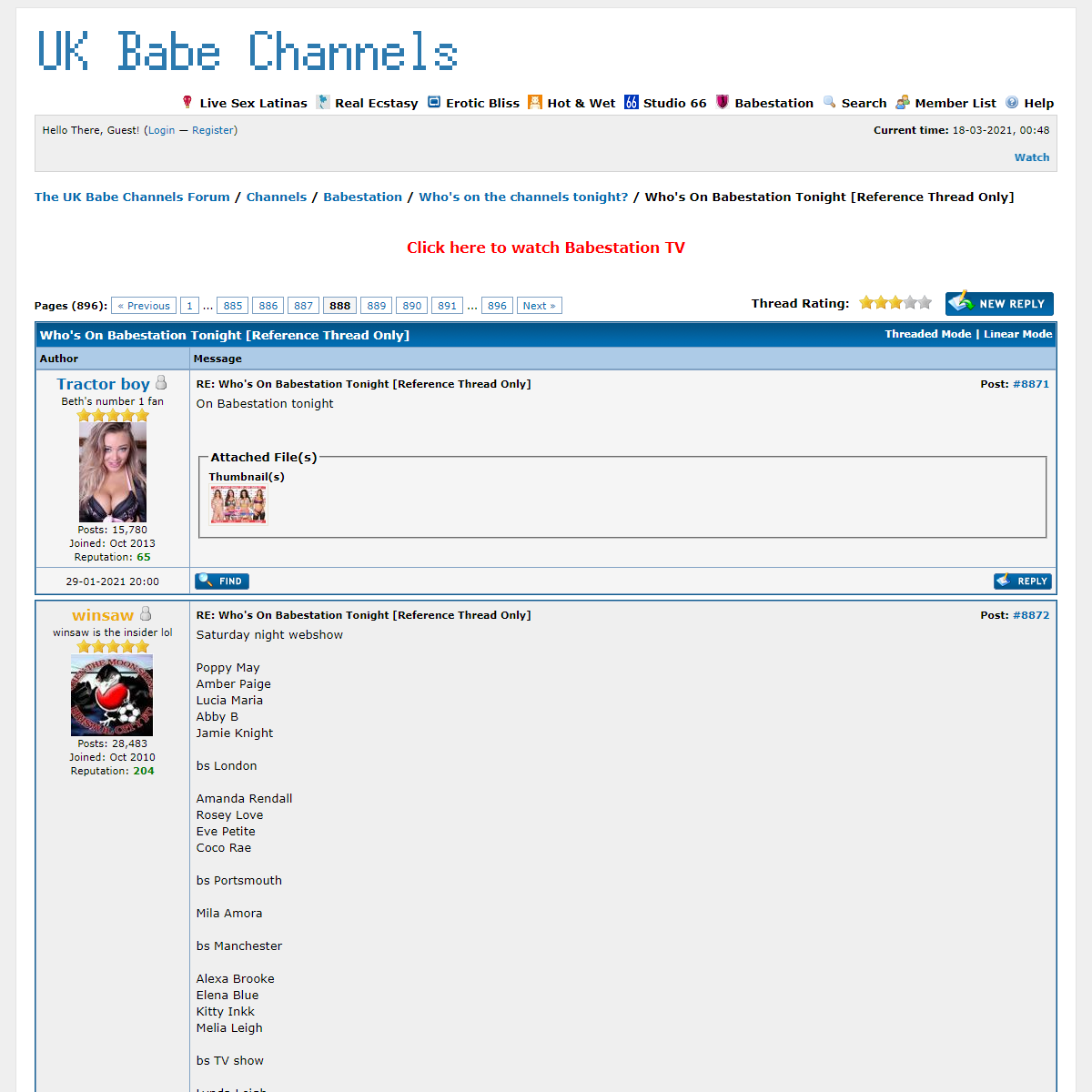 A complete backup of https://www.babeshows.co.uk/showthread.php?tid=19044&page=888