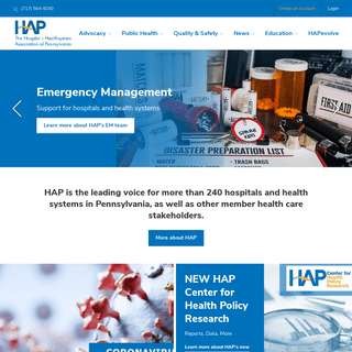 HAP- The Hospital and Healthsystem Association of Pennsylvania