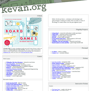A complete backup of https://kevan.org