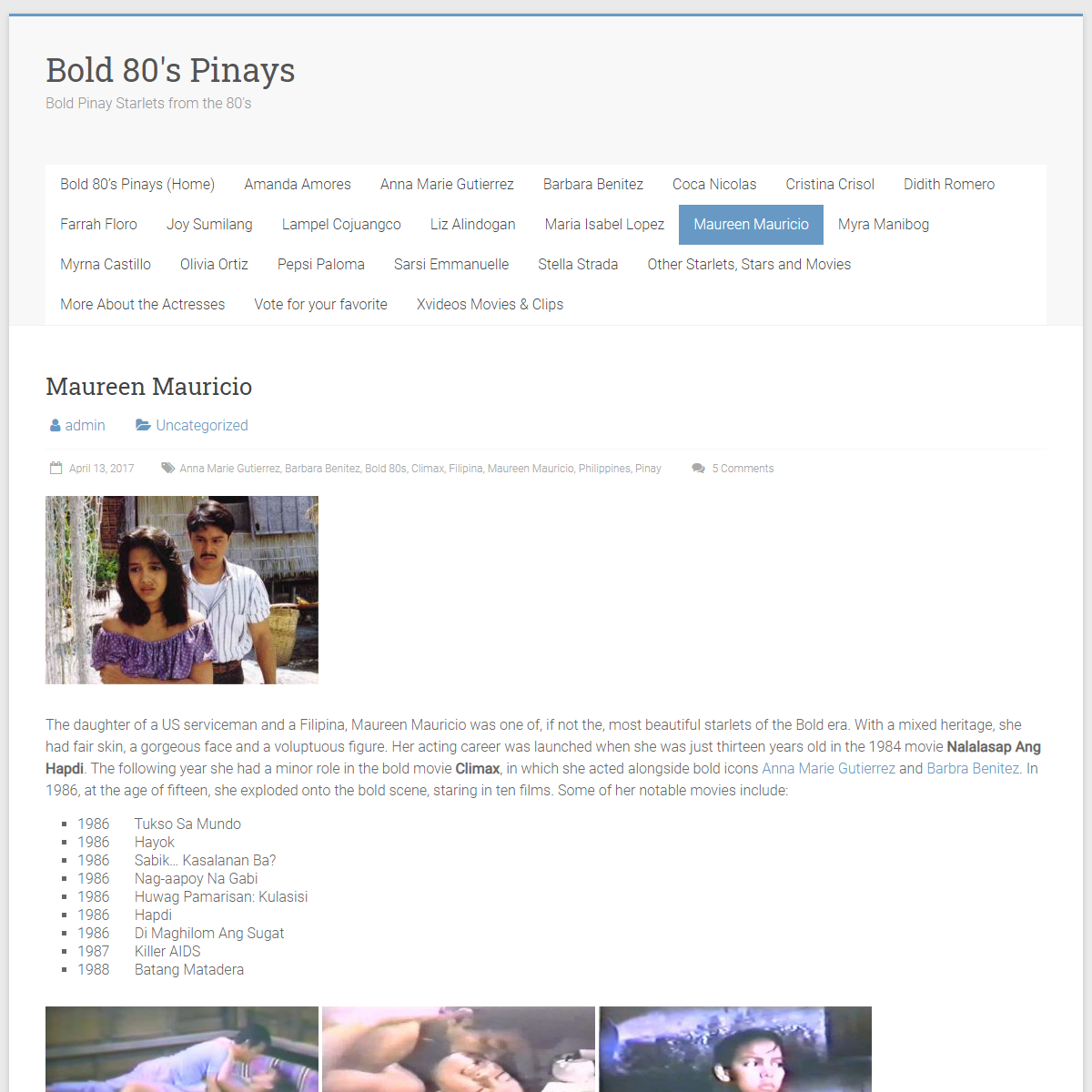 A complete backup of https://bold80spinays.com/2017/04/13/maureen-mauricio/