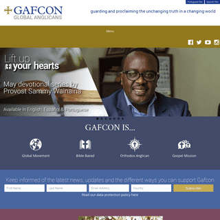 A complete backup of https://gafcon.org