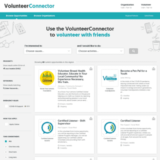A complete backup of https://volunteerconnector.org