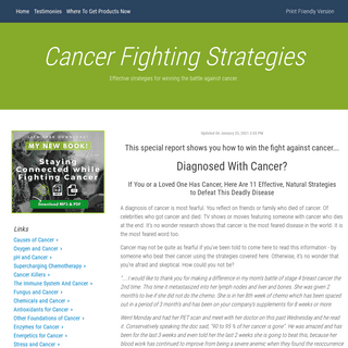 A complete backup of https://cancerfightingstrategies.com