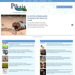 Pikaia - Il portale dell`evoluzione