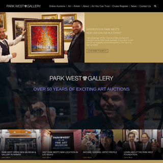 A complete backup of https://parkwestgallery.com