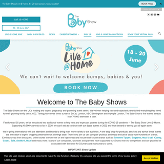 A complete backup of https://thebabyshow.co.uk