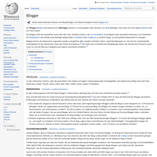 A complete backup of https://de.wikipedia.org/wiki/Blogger