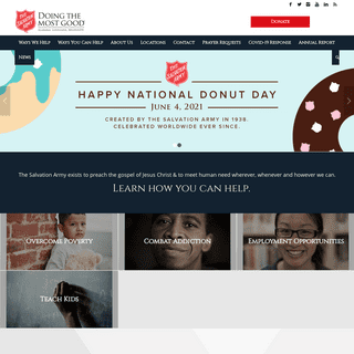 The Salvation Army ALM Division - Official Website of The Salvation Army of Alabama, Louisiana, Mississippi
