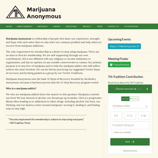 A complete backup of https://marijuana-anonymous.org