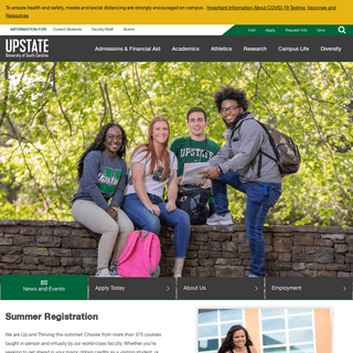 A complete backup of https://uscupstate.edu