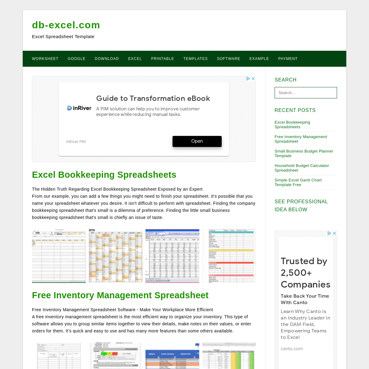 A complete backup of https://db-excel.com