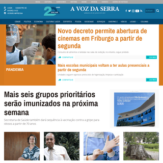 NotÃ­cias de Nova Friburgo e RegiÃ£o Serrana - Jornal A Voz da Serra